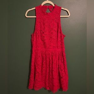 Red Lace Hollister Dress